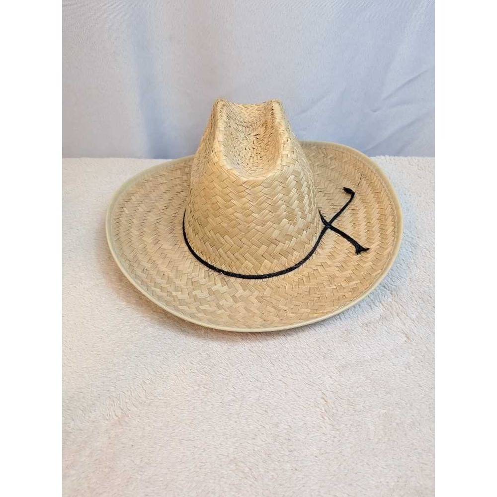 Straw Cowboy Hat - Western Style Hat - Made in Mexico - One Size Fits Most
